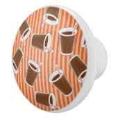 Schnellimbißmuster Keramikknauf (Rechts)