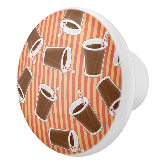 Schnellimbißmuster Keramikknauf (Rechts)