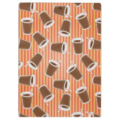 Schnellimbißmuster Klemmbrett (Rückseite)