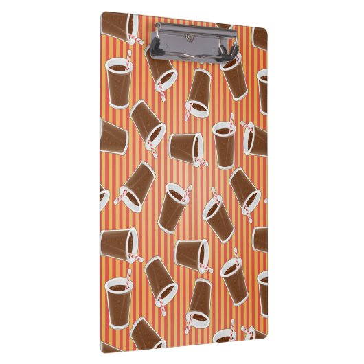 Schnellimbißmuster Klemmbrett (Rechts)