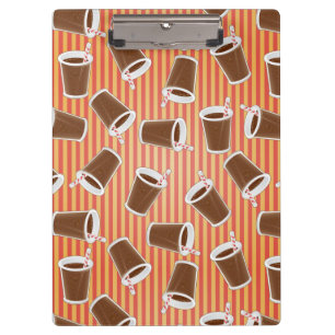 Schnellimbißmuster Klemmbrett