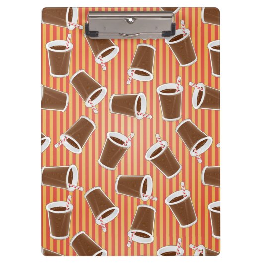 Schnellimbißmuster Klemmbrett (Vorderseite)