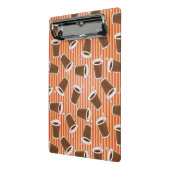 Schnellimbißmuster Mini Klemmbrett (Gewinkelt2)