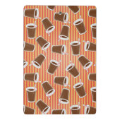 Schnellimbißmuster Mini Klemmbrett (Rückseite)