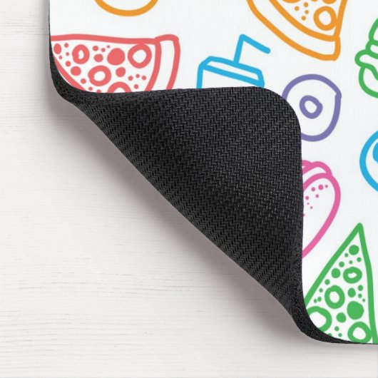 Schnellimbißmuster Mousepad (Ecke)