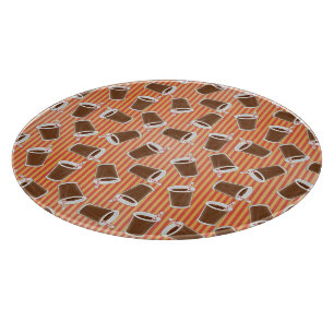 Schnellimbißmuster Schneidebrett