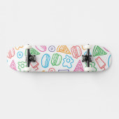 Schnellimbißmuster Skateboard (Horizontal)