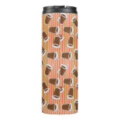 Schnellimbißmuster Thermosbecher (Rückseite)