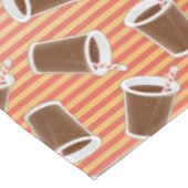 Schnellimbißmuster Tischdecke (Schrägansicht)