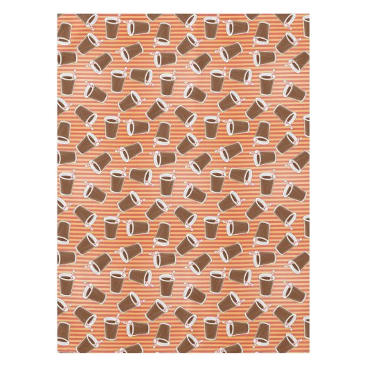 Schnellimbißmuster Tischdecke (Vorderseite)