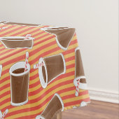 Schnellimbißmuster Tischdecke (Beispiel)