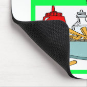 Schnellimbißwitz der Künstewissenschaft Mousepad (Ecke)