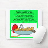 Schnellimbißwitz der Künstewissenschaft Mousepad (Mit Mouse)