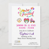 SCHNELLKARTEN UND PARTY EINLADUNG (Rückseite)