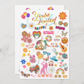 SCHNELLKARTEN UND PARTY EINLADUNG (Vorne/Hinten)