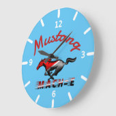 Schnellpferd Große Wanduhr (Winkel)