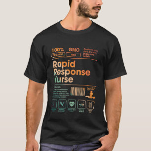 Schnellreaktionskrankenschwester Krankenpflege RN  T-Shirt