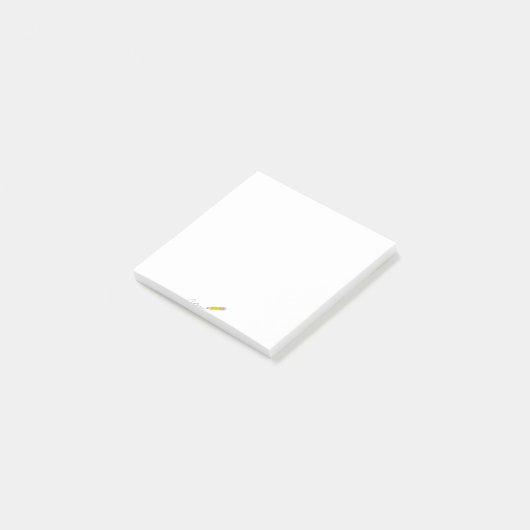 Schnellskizze Post-it Klebezettel (angewinkelt)