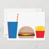 Schnellspeise Postkarte (Vorne/Hinten)