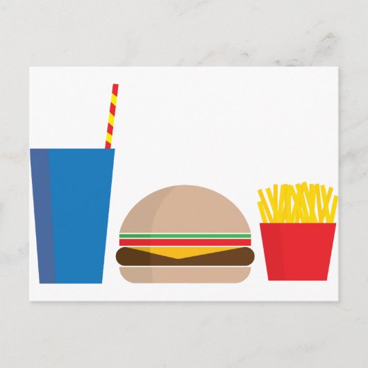 Schnellspeise Postkarte (Vorderseite)