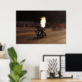 "SCHNELLSTE SPIELRAD-KRAFTFAHRRAD AUF DEM PLANETEN POSTER (Heimbüro)