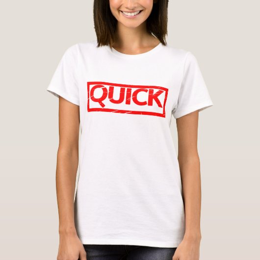 Schnellstempel T-Shirt (Vorderseite)
