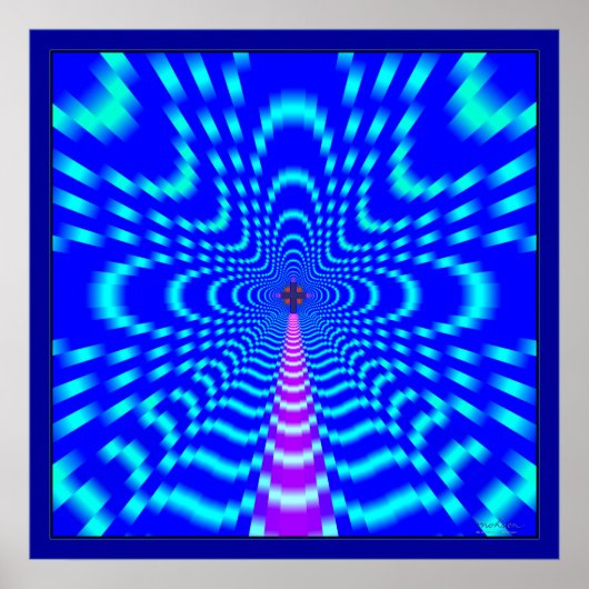 Schnellstraße überqueren poster (Vorne)