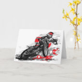 Schnellstraßenbahn-Rennrad Karte (Gelbe Blume)