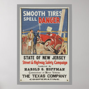 Schnellstraßensicherheit Poster