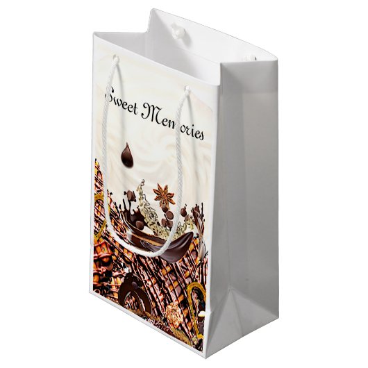 SCHNELLTAG! :) MEDIUM GIFT BAG KLEINE GESCHENKTÜTE (Vorderseite Schrägansicht)