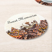 SCHNELLTAG! : RUNDER PAPPUNTERSETZER (Angewinkelt)