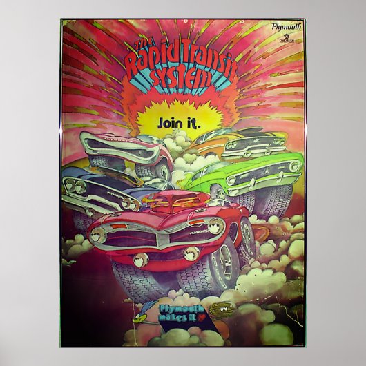 Schnellverkehrssystem Poster (Vorne)