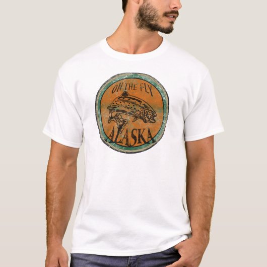 SCHNELLVintages LOGO ALASKAS T-Shirt (Vorderseite)