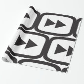 Schnellvorwärtssymbol Geschenkpapier (Ungerollt)