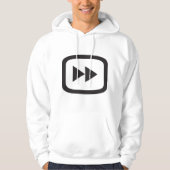 Schnellvorwärtssymbol Hoodie (Vorderseite)