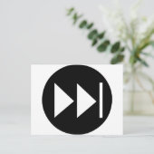 Schnellvorwärtssymbol Postkarte (Stehend Vorderseite)