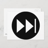 Schnellvorwärtssymbol Postkarte (Vorne/Hinten)