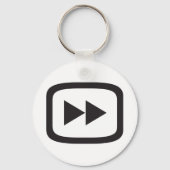 Schnellvorwärtssymbol Schlüsselanhänger (Vorderseite)