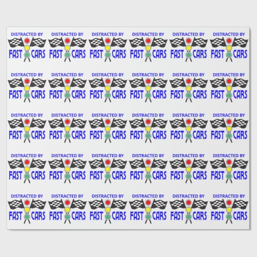 Schnellwagen Geschenkpapier (Flach)