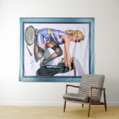 Schnellwechsel von Gil Elvgren Wandteppich (Beispiel (Horizontal))