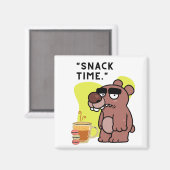 SCHNELLZEIT!- TIERFUNKTION- KAFFEE-COOKIES MAGNET (Vorderseite/Rückseite)