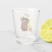 SCHNELLZEIT!- TIERFUNKTION- KAFFEE-COOKIES SCHNAPSGLAS (Rückseite)