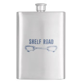 Schnellzug auf der Straße Flachmann (Vorderseite)