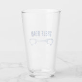 Schnellzug auf der Straße Glas (Rückseite)