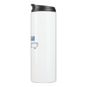 Schnellzug auf der Straße Thermosbecher (Nach rechts gedreht)