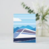 Schnellzug Postkarte (Stehend Vorderseite)