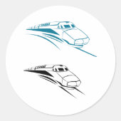 Schnellzugaufkleber Runder Aufkleber (Vorderseite)