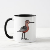 Schnepfe mit gestreiftem Schwanz Tasse (Links)