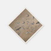 Schnepfenjagd serviette (Ecke)