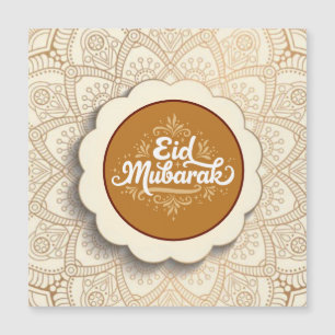 Schnitt Eid Mubarak Magnetkarte